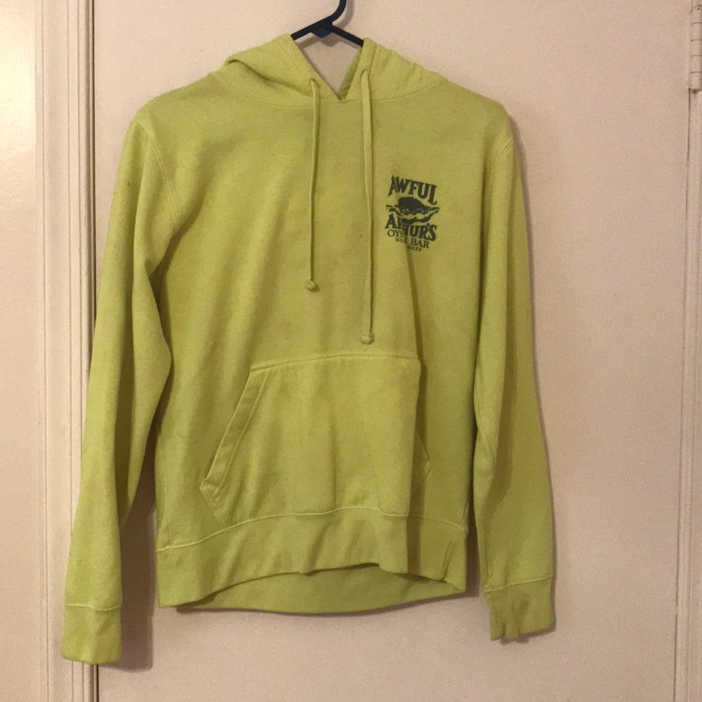 Neon yellow hoodie